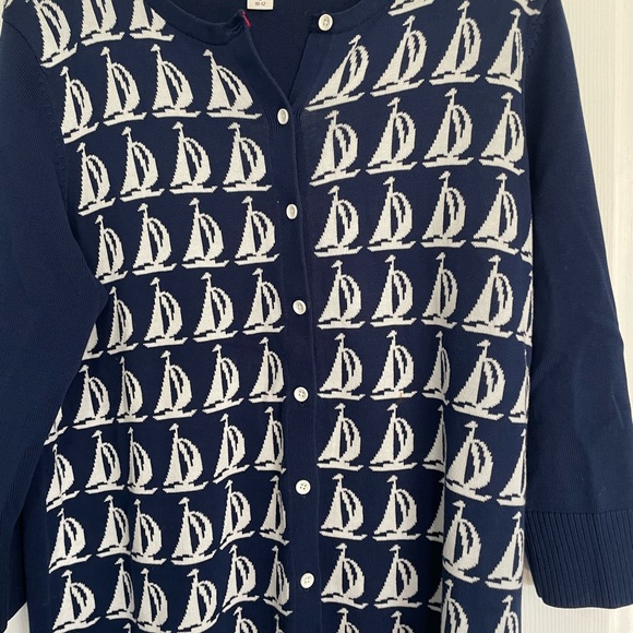 Offering as bundle; 3 buttoned tops 1 hoodie; soft lightweight fun designs - Picture 12 of 13